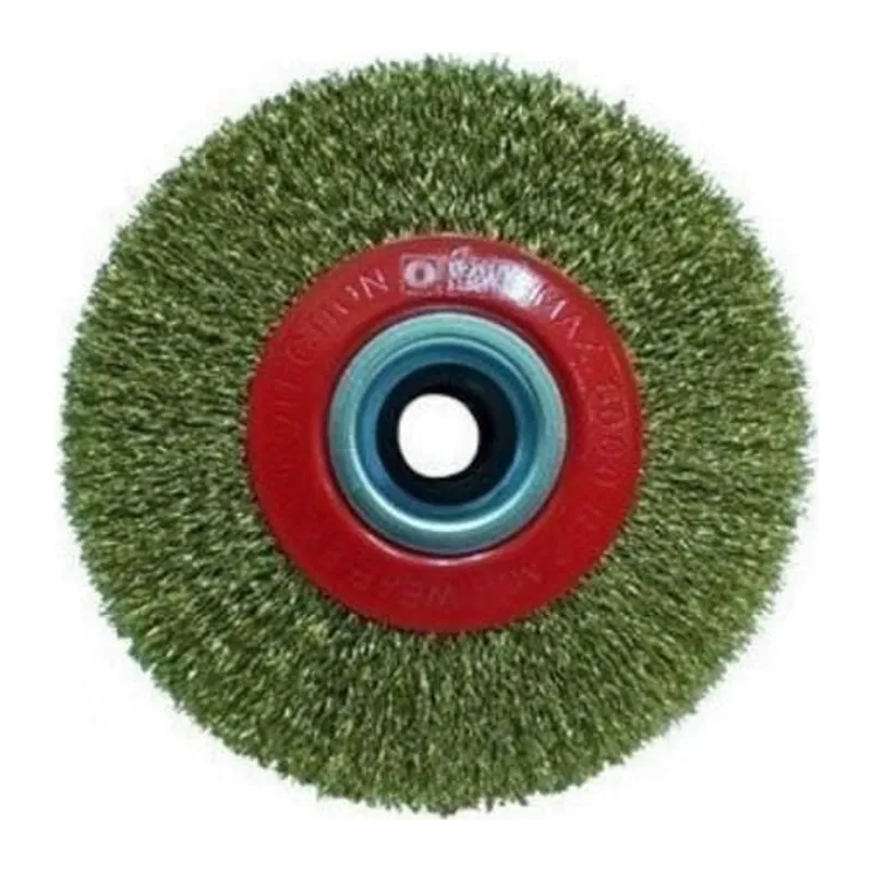 Hawk 10107 Daire Fırça Sarı Telli 175X25 mm