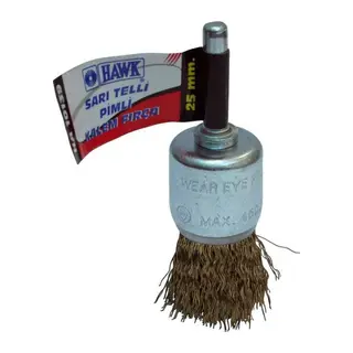 Hawk 10141 17 mm Sarı Telli Pimli Kalem Fırça