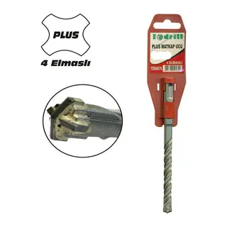 Todrill TD50629 24X460 Sds Plus 4 Elmaslı Matkap Ucu