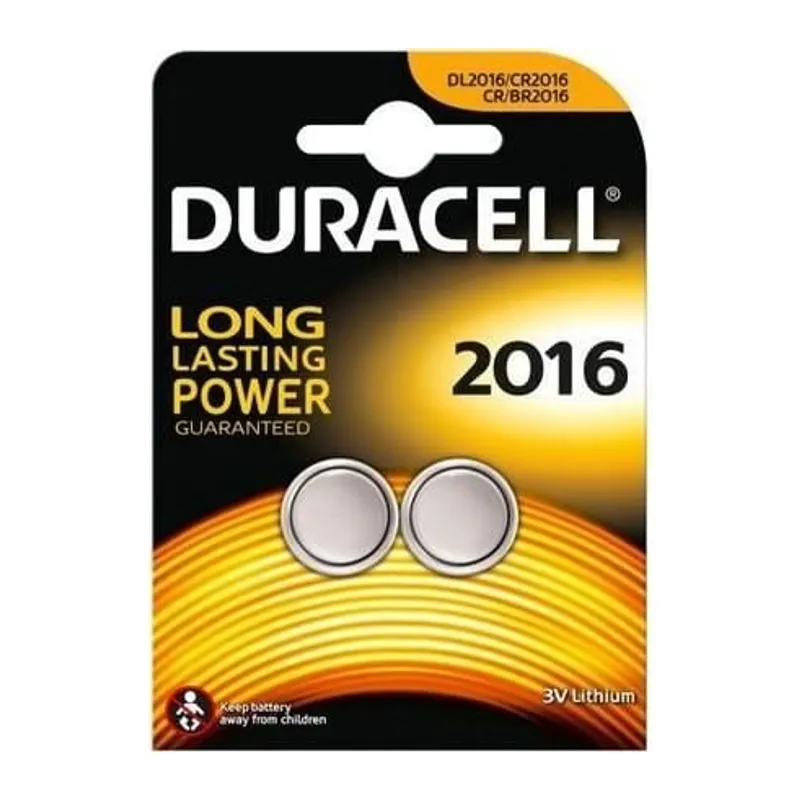Duracell CR 2016 Lityum Pil 3 Volt 2 li Paket