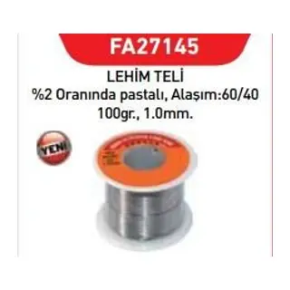 Fastbond 27145 Lehim Teli 1 mm 100 gr