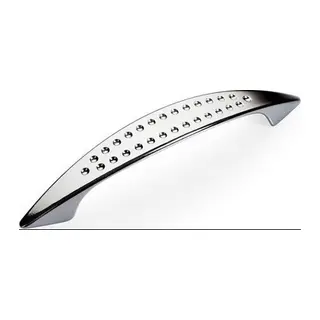 Noktalı Dolap Çekmece Kulpu 96 mm Krom
