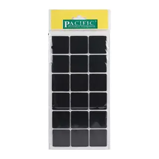 Pacific 6035 BL Yapışkanlı Keçe 35 mm X 35 mm Siyah