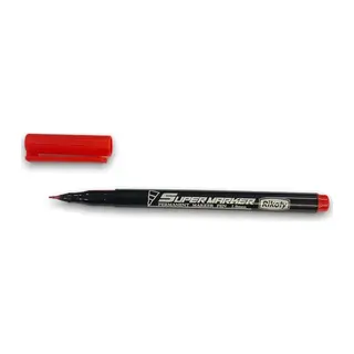 Rikoty G-0921 Kırmızı 1 mm Uçlu Süper Marker Kalem