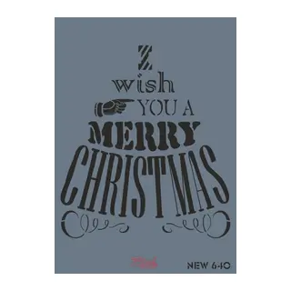Rich New Seri N-640 Stencil 35x25 cm