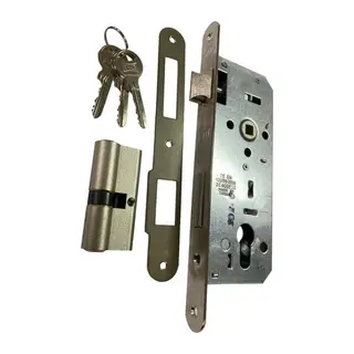 Kale Oval 15 R 40 mm Nikel Silindirli Kapı Kilidi