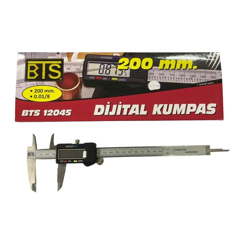 Bts 12045 Dijital Kumpas 200 mm