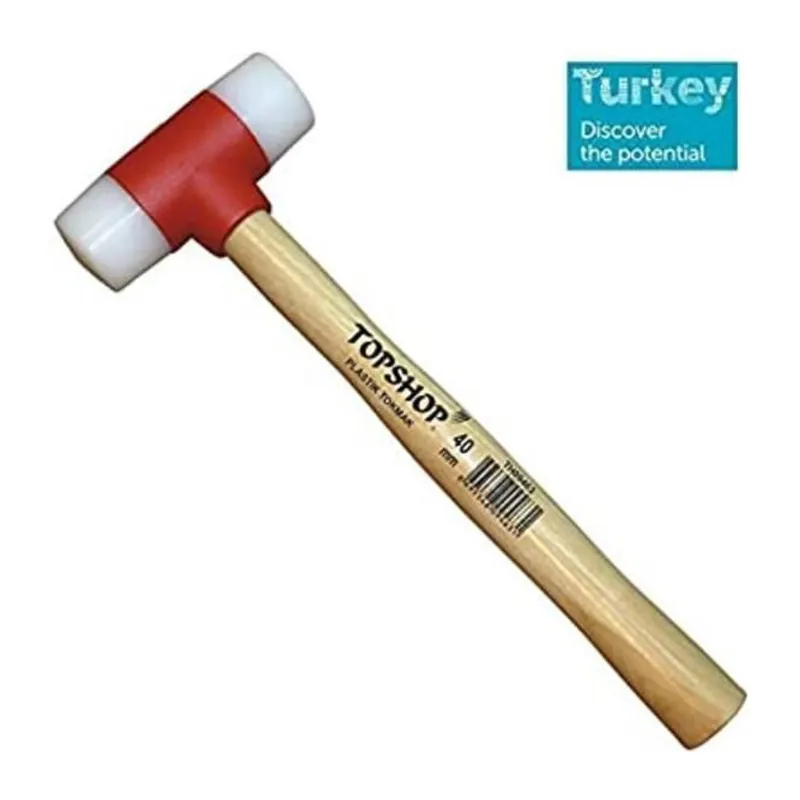 Topshop 09465 Ağaç Saplı Plastik Tokmak 50 mm