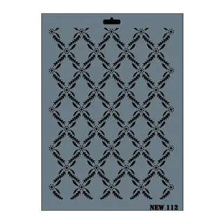 Rich New Seri N-112 Stencil 35x25 cm