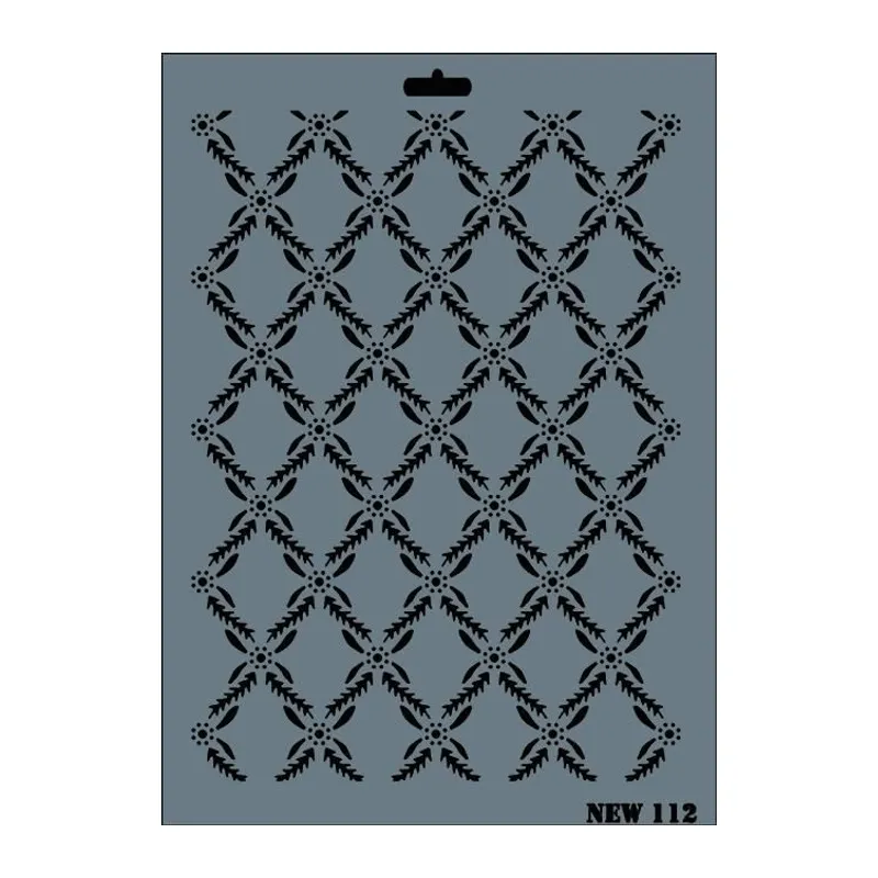 Rich New Seri N-112 Stencil 35x25 cm