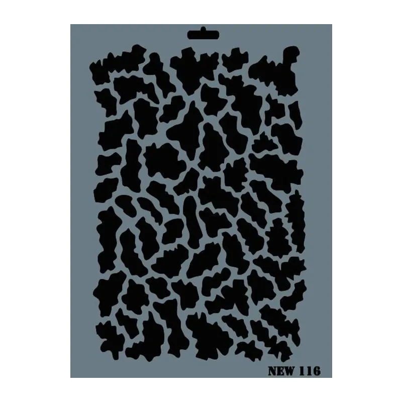 Rich New Seri N-116 Stencil 35x25 cm