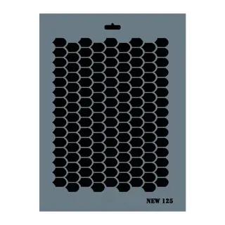 Rich New Seri N-125 Stencil 35x25 cm