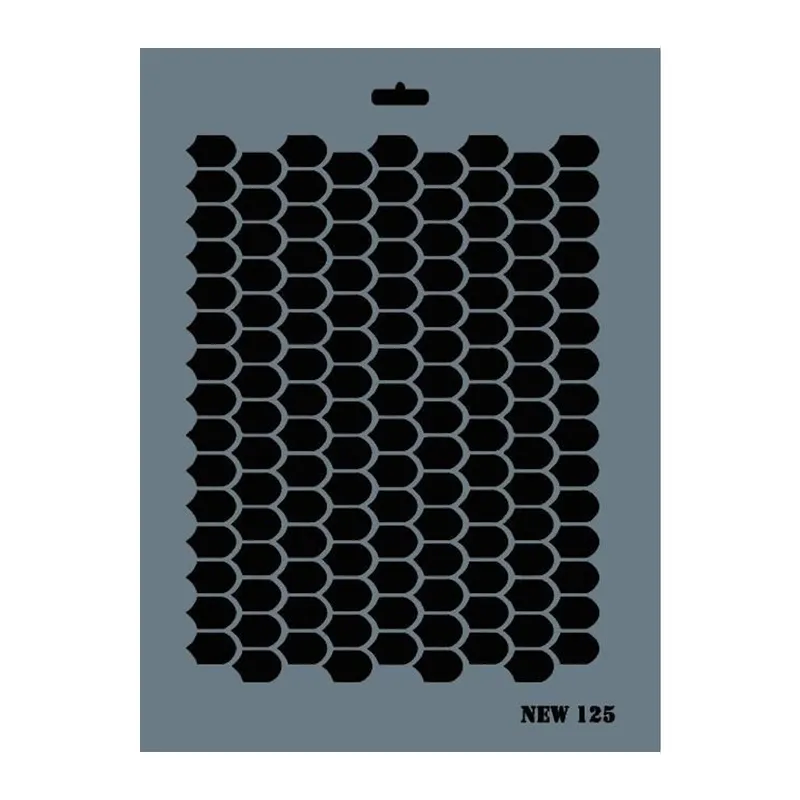 Rich New Seri N-125 Stencil 35x25 cm