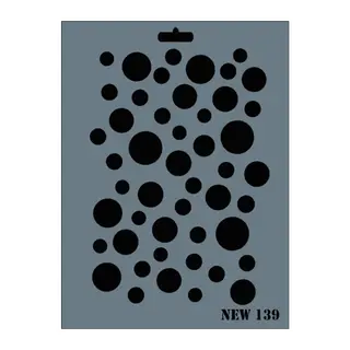 Rich New Seri N-139 Stencil 35x25 cm