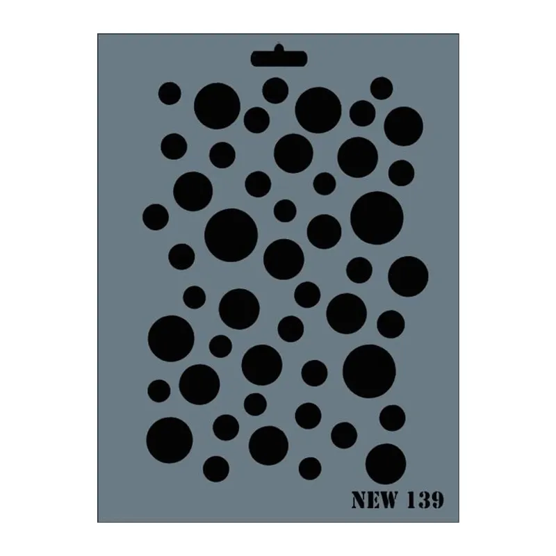 Rich New Seri N-139 Stencil 35x25 cm