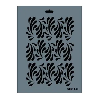 Rich New Seri N-141 Stencil 35x25 cm