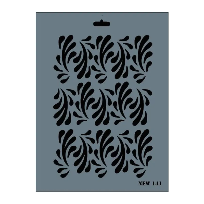 Rich New Seri N-141 Stencil 35x25 cm