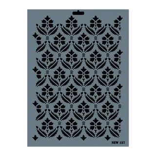Rich New Seri N-157 Stencil 35x25 cm
