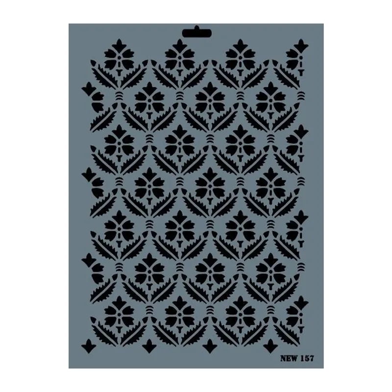 Rich New Seri N-157 Stencil 35x25 cm