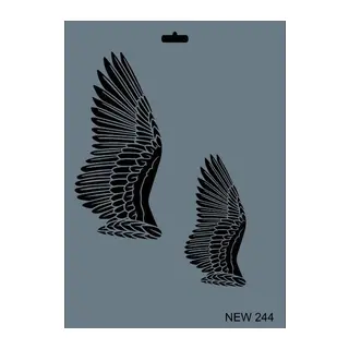 Rich New Seri N-244 Stencil 35x25 cm