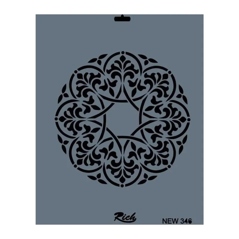 Rich New Seri N-346 Stencil 35x25 cm