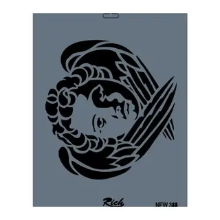Rich New Seri N-388 Stencil 35x25 cm