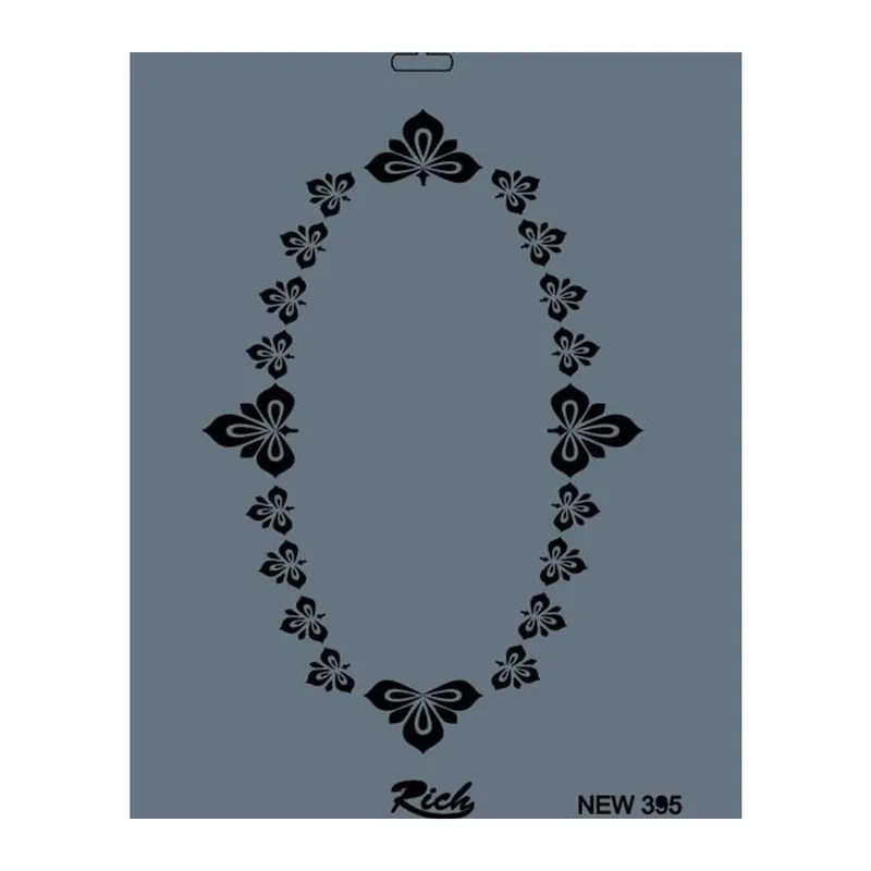 Rich New Seri N-395 Stencil 35x25 cm