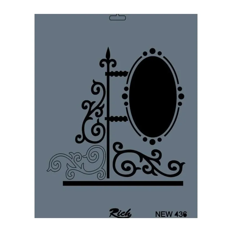Rich New Seri N-436 Stencil 35x25 cm