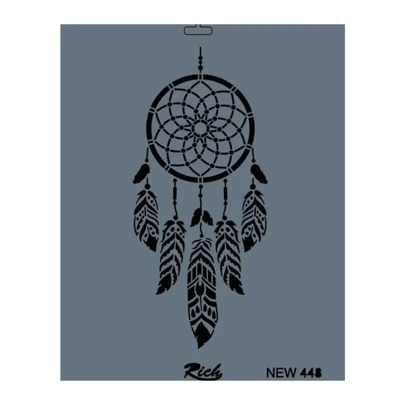Rich New Seri N-448 Stencil 35x25 cm