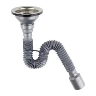 Çöpmak Kapalı Körüklü Evye Sifonu 50 mm