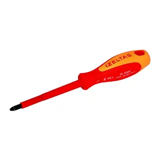 İzeltaş 4145 6X100 İzoleli Yıldız Uçlu Tornavida