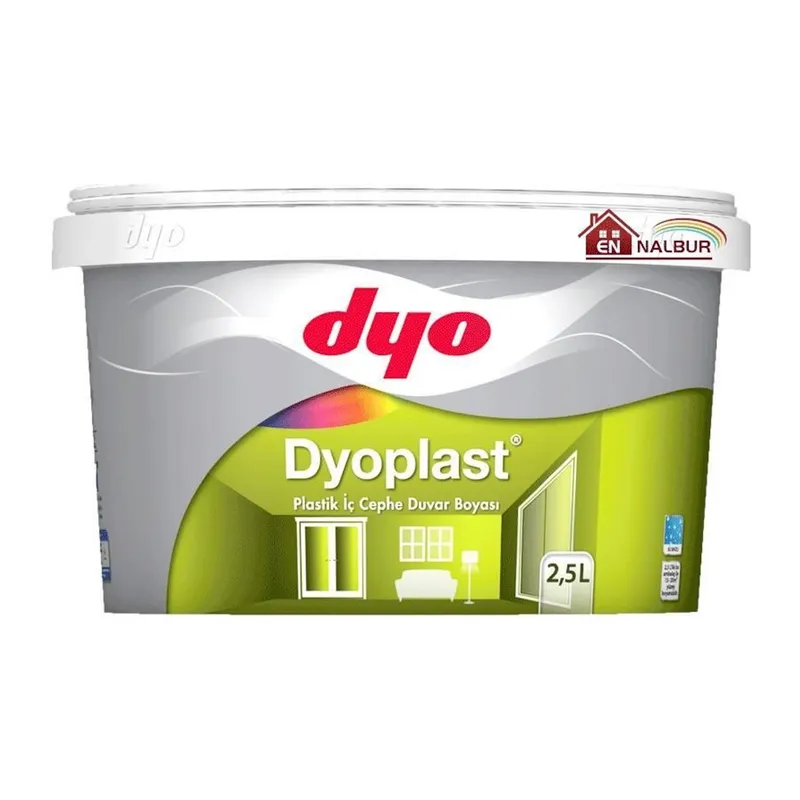 Dyo Dyoplast Plastik İç Cephe Boyası 2,5 Litre Siyah