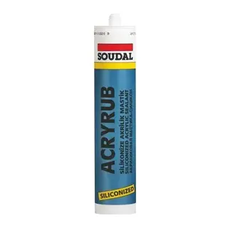 Soudal Acryrub Silikonize Mastik 310 ml Antrasit