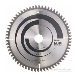 Bosch MultiMaterial 235X2,4X30/25 mm 64 Diş Testere