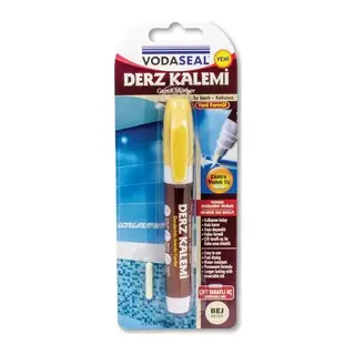 Vodaseal Çift Uçlu Su Bazlı Kokusuz Kalıcı Derz Kalemi Bej