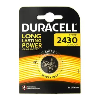 Duracell Yuvarlak Düğme Pil 2430 3 Volt