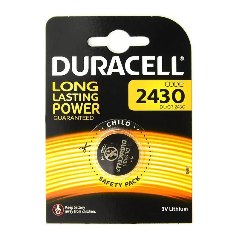 Duracell Yuvarlak Düğme Pil 2430 3 Volt