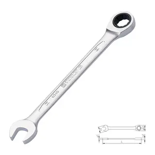 İzeltaş 0340 Cırcır Kombine Anahtar 24 mm