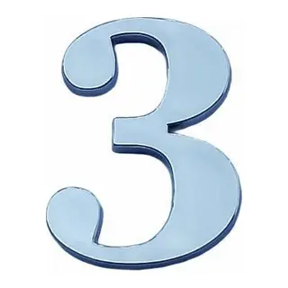 Cemax Villa Boy 3 Rakamı 8,5 cm Yapışkanlı