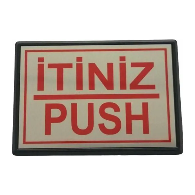 Cemax Yönlendirme Büyük İtiniz (Push) 13X8,5 cm