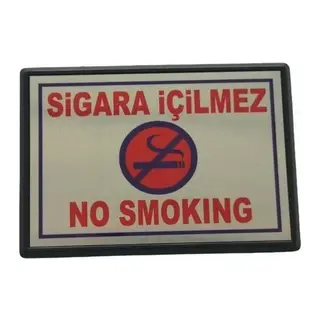 Cemax Yönlendirme Küçük Sigara İçilmez 10X7 cm