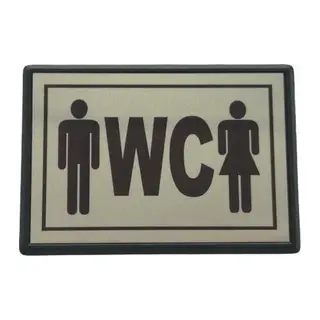 Cemax Yönlendirme Küçük WC Bay Bayan 10X7 cm