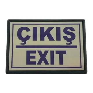 Cemax Yönlendirme Küçük Çıkış (Exit) 10X7 cm