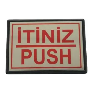 Cemax Yönlendirme Küçük İtiniz (Push) 10X7 cm