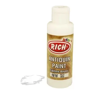 Rich 1616 Beyaz 120 ml Eskitme Ahşap Boyası