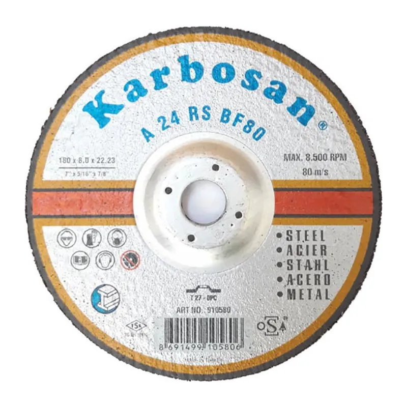 Karbosan Metal Taşlama Diski 180x8,0x22,23