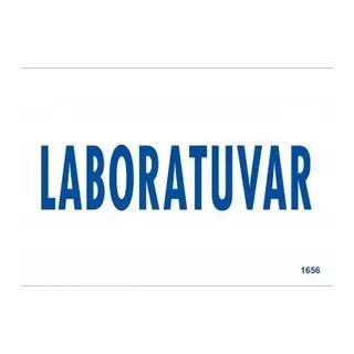 Laboratuvar Uyarı Levhası 17,5x25 KOD:1656
