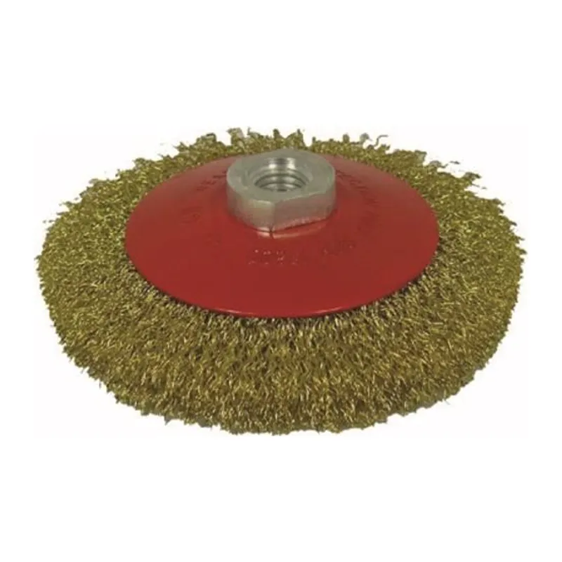 Partner 03033 M14 Vidalı Sarı Telli Fırça 125 mm