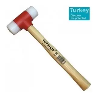 Topshop 09463 Ağaç Saplı Plastik Tokmak 40 mm
