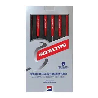 İzeltaş 4530 Elektronikçi Torx Tornavida Seti 6 Parça